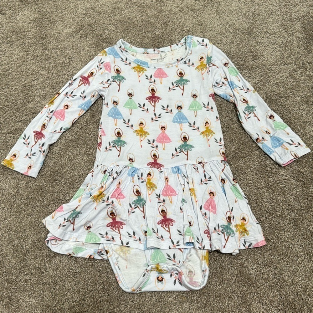 Posh Peanut Noel Bodysuit Twirl